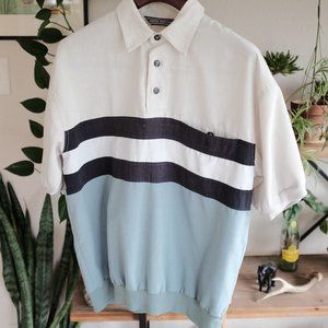 VTG David Taylor Polo with elastic waist striped